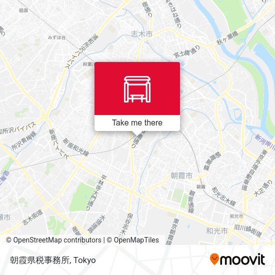 朝霞県税事務所 map