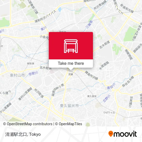 清瀬駅北口 map