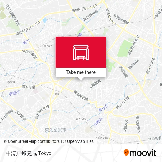 中清戸郵便局 map