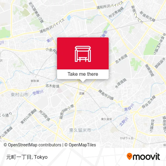 Motomachi 1-chome map