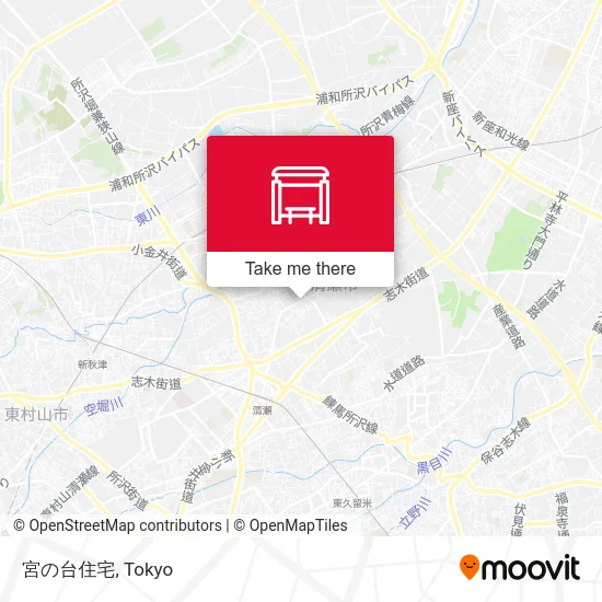 宮の台住宅 map