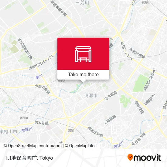 団地保育園前 map