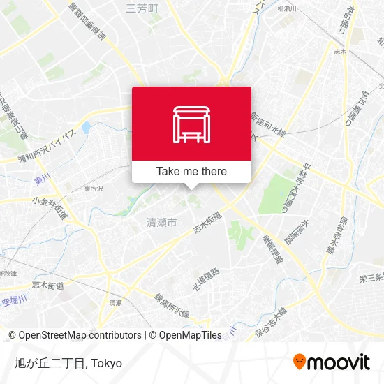 Asahigaoka 2-chome map