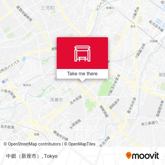 Nakago (Niiza City) map