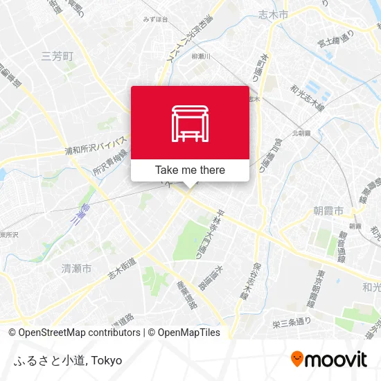 ふるさと小道 map