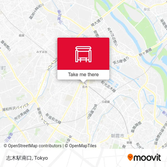 志木駅南口 map