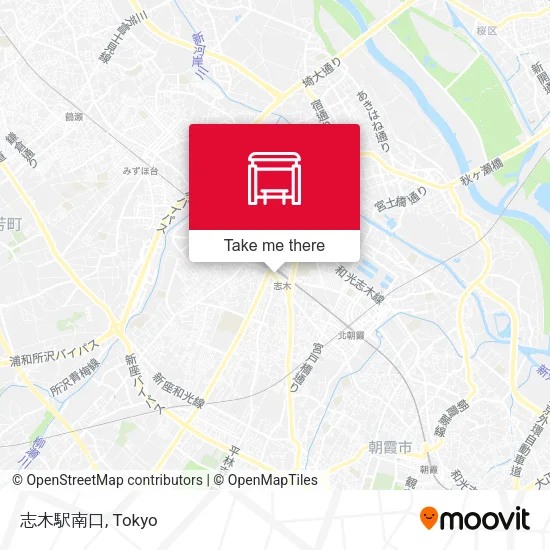 志木駅南口 map