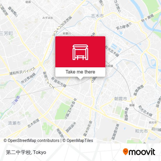 第二中学校 map