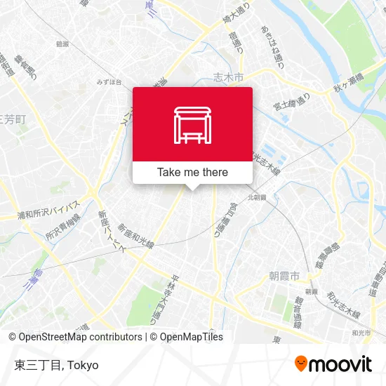 東三丁目 map
