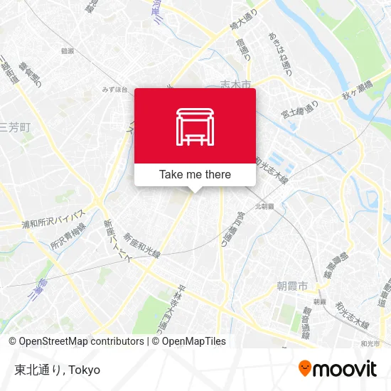 東北通り map