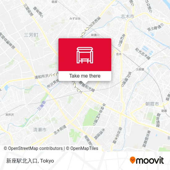 Niiza Station North Entrance map