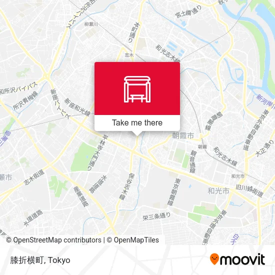 膝折横町 map