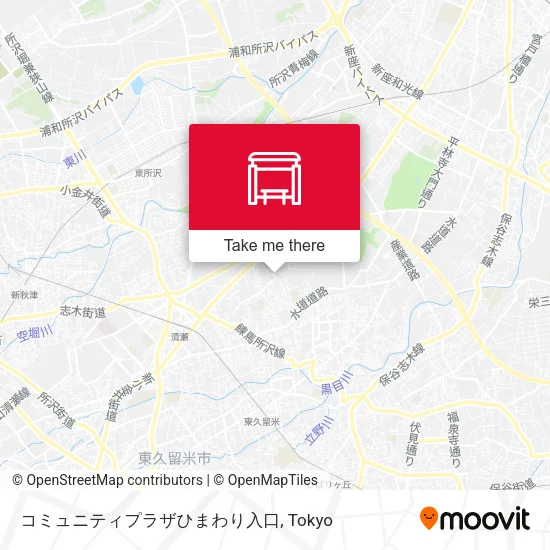 コミュニティプラザひまわり入口 map