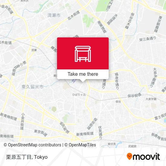 Kurihara 5-chome map