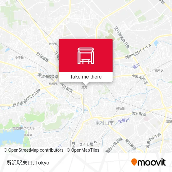 所沢駅東口 map