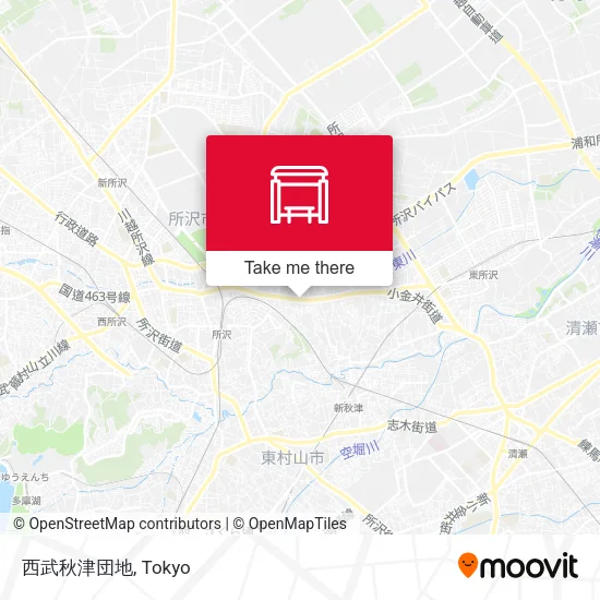 西武秋津団地 map