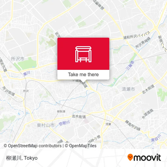 柳瀬川 map
