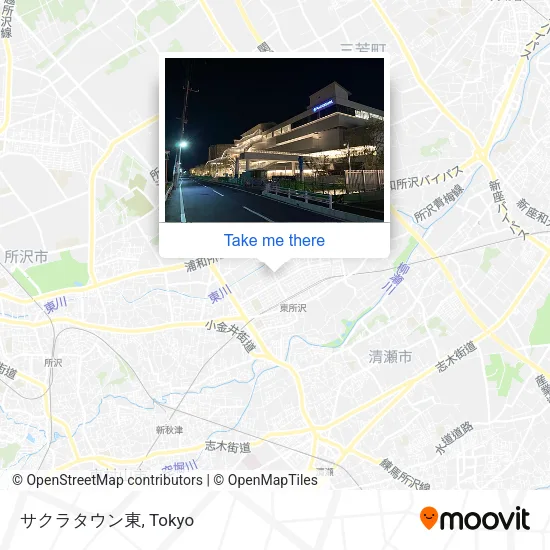 サクラタウン東 map