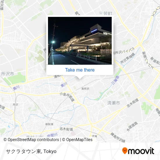 Sakura Town East map