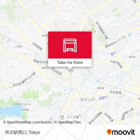 所沢駅西口 map