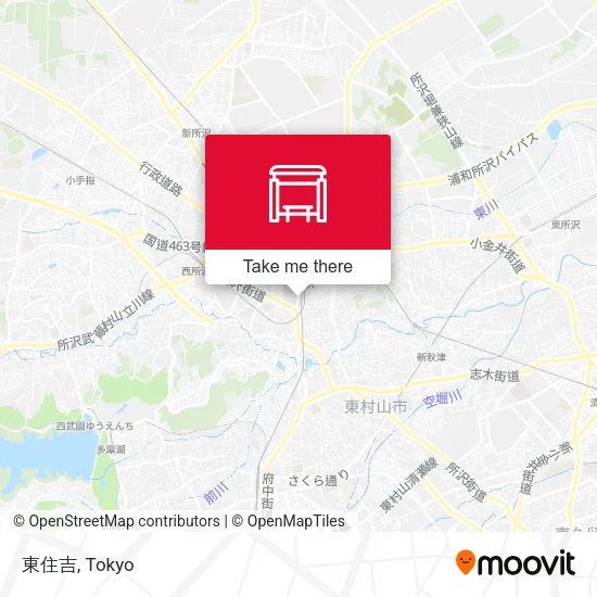 Higashi-Sumiyoshi map