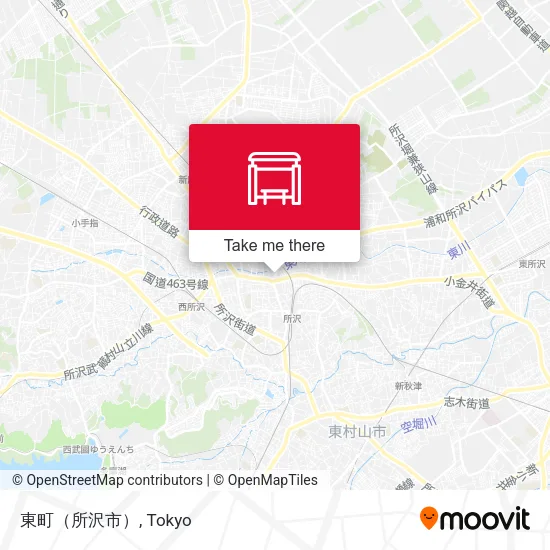 東町（所沢市） map