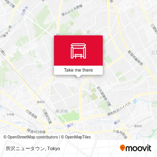 所沢ニュータウン map