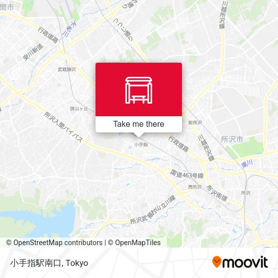 Kotesashi Station South Exit map