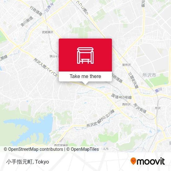 Kotesashi Motomachi map