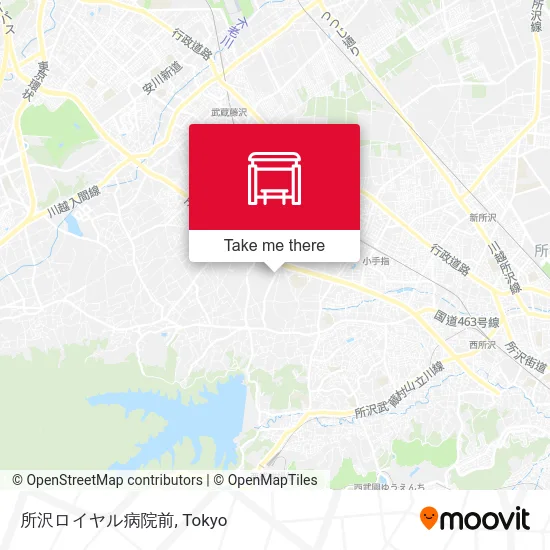 Tokorozawa Royal Hospital Front map