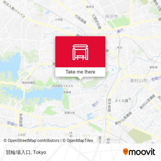 Keirin Track Entrance map