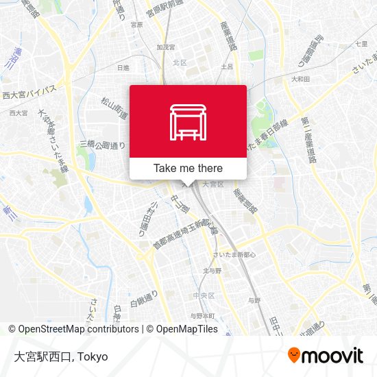 大宮駅西口 map
