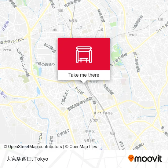 大宮駅西口 map
