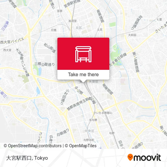 大宮駅西口 map