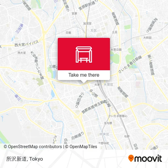 所沢新道 map