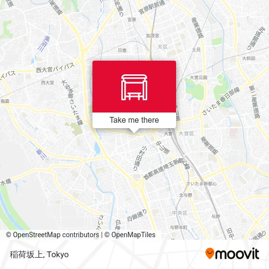 稲荷坂上 map
