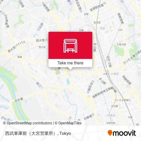 西武車庫前（大宮営業所） map