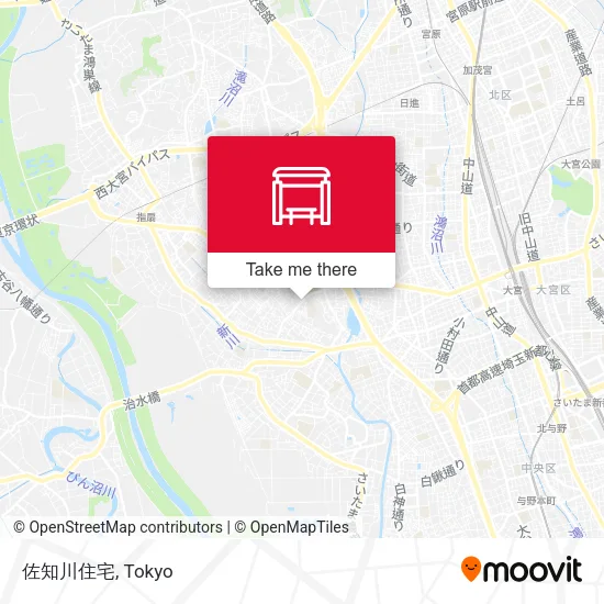 佐知川住宅 map
