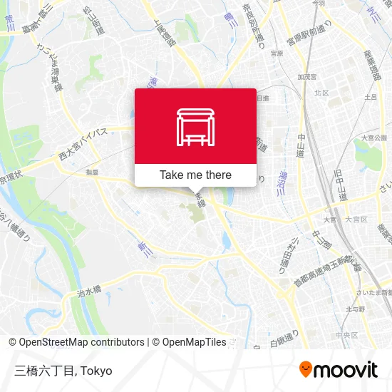 Mitsuhashi 6-chome map