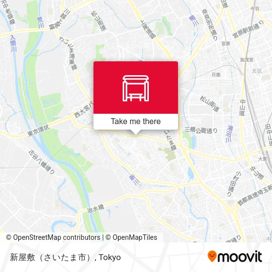 新屋敷（さいたま市） map