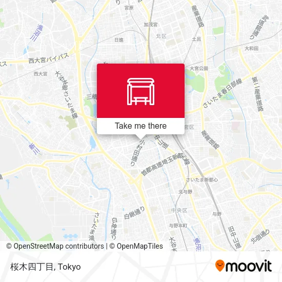 桜木四丁目 map