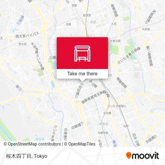 桜木四丁目 map