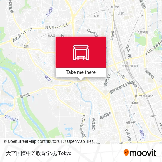 Omiya International Secondary School map