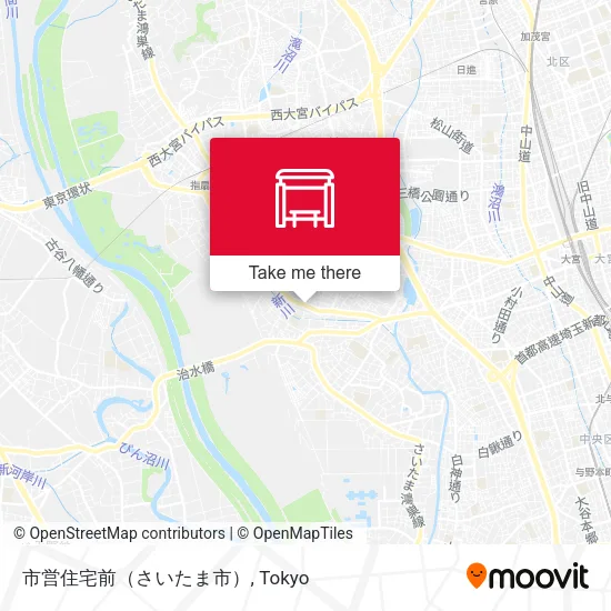 市営住宅前（さいたま市） map