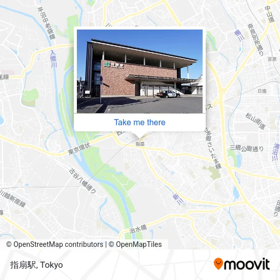 指扇駅 map
