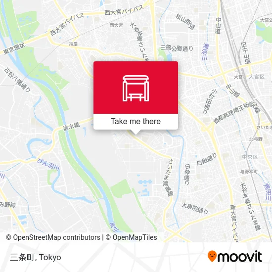 三条町 map