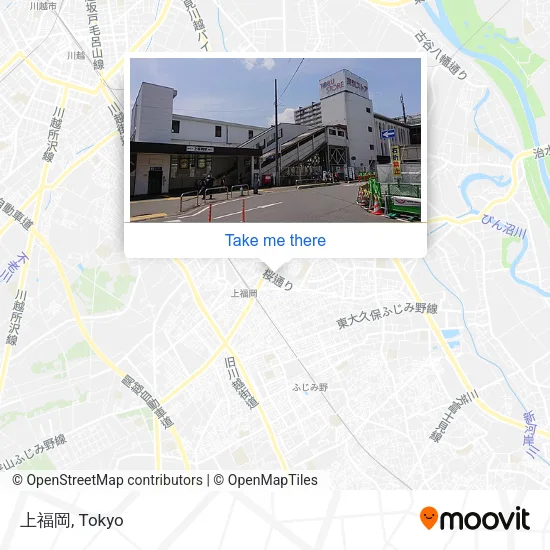 上福岡 map