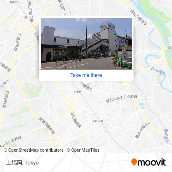 上福岡 map