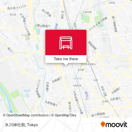 氷川神社前 map