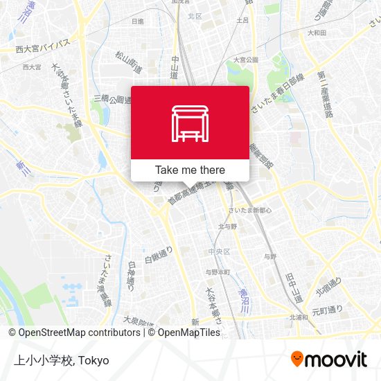 上小小学校 map